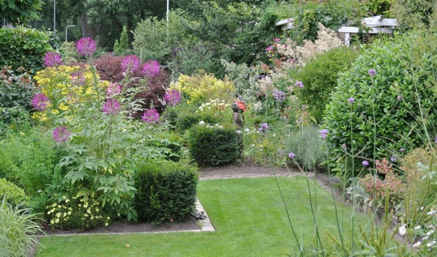 De tuin van de familie Bannink. Foto: PR