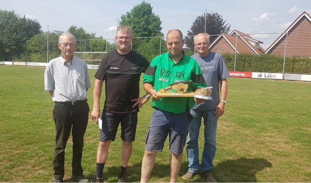 De vier vakwinnaars. Foto: PR GHV
