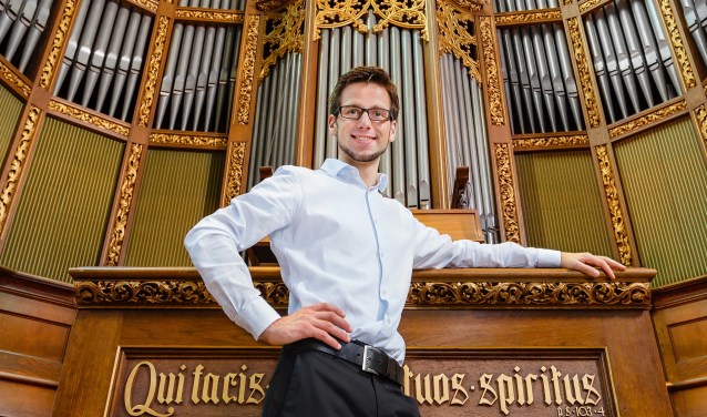 Arjan Veen (1992) had al op jonge leeftijd een grote interesse in het orgel. Foto: PR.