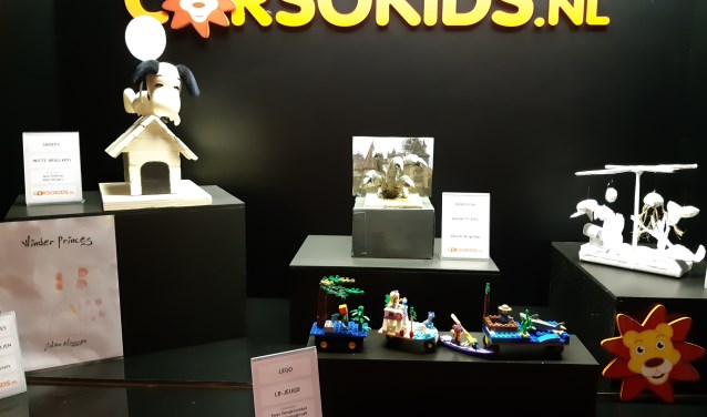 Een aantal maquettes van de Corsokids. Foto: PR