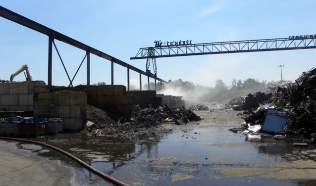 Ter Horst krijgt een week extra tijd voor het afvoeren van het afval. Foto: 112 Nieuws Gelderland