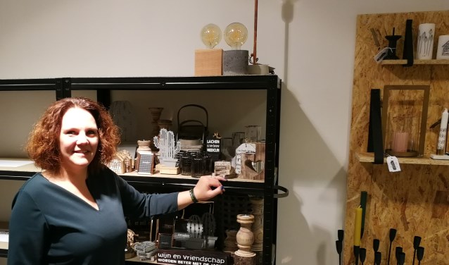 Martine Makkink in haar nieuwe Conceptstore Living by ME. Foto: Rob Weeber