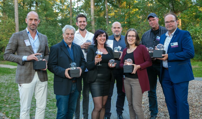 De winnaars van de Naober-Boost-award op een rij (Hartemink ontbreekt). Foto: Guido Bogert Fotografie