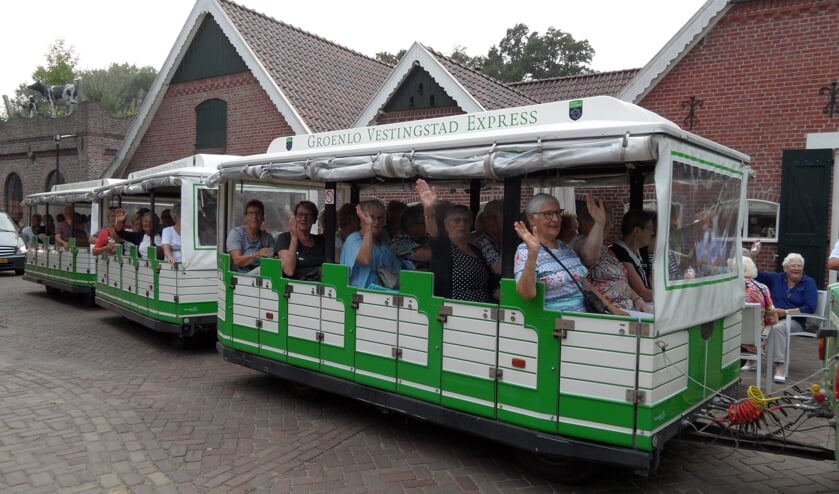 Er gingen meer senioren mee dan in de Vestingstad Express pasten. Foto: PR