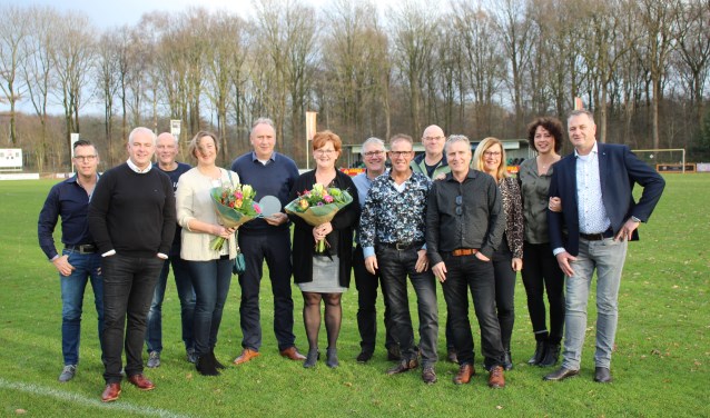 Jubilarissen: veertig en vijftig jaar lid. Foto: Frank Buiting