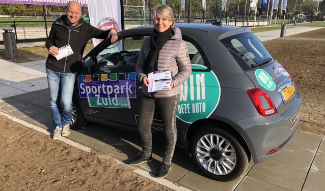 Een auto te winnen bij de verloting. Foto: PR