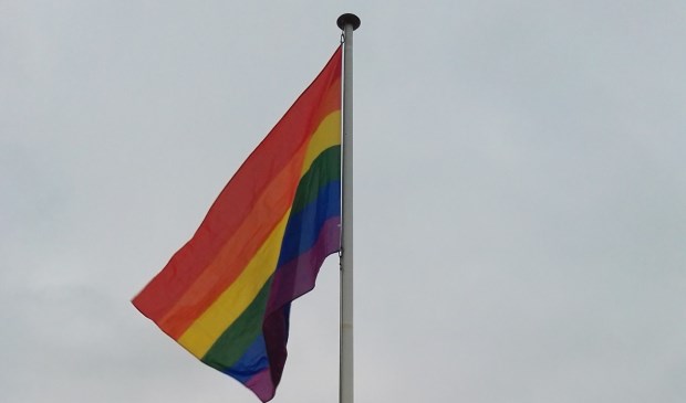 De regenboogvlag. Foto: Rob Weeber