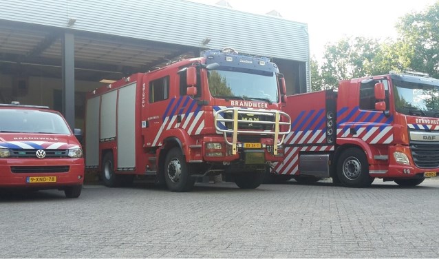 Het wagenpark van de Vordense brandweer. Foto: PR