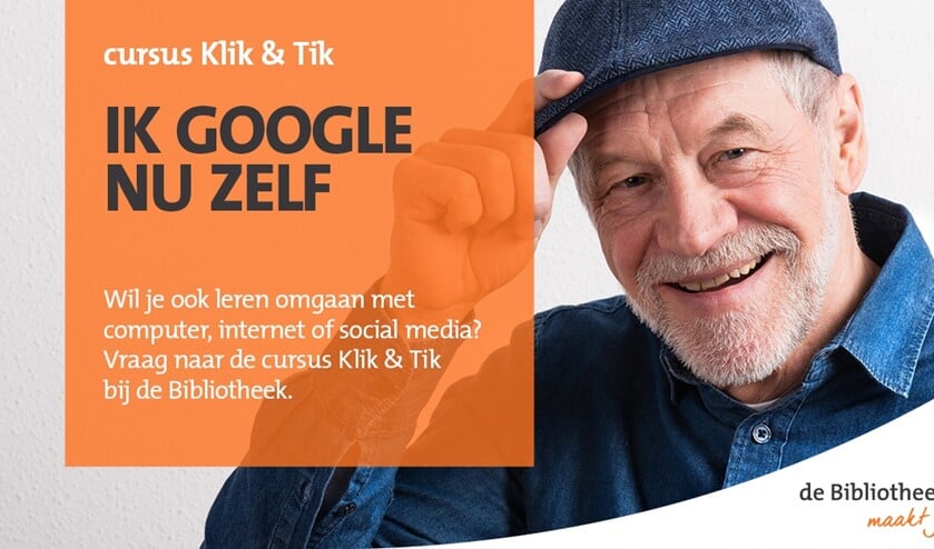 Zelf aan de slag op internet dankzij 'Klik & Tik'. Foto: PR