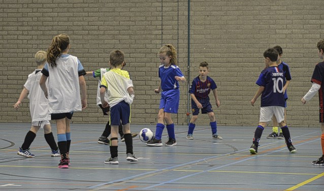 Zelos onder 9 voetbalde het nieuwe jaar in. Foto: clubfotograaf zsv Zelos