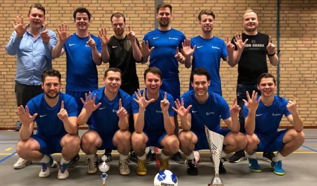 Het winnende team van Lubron. Foto: PR.