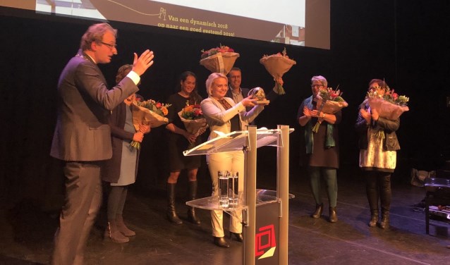 De uitreiking van de Doe Mee-award. Foto: PR