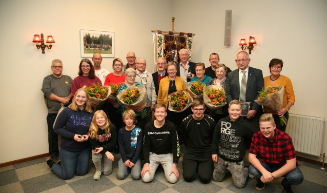 De jubilarissen van Willem Tell. Foto: PR