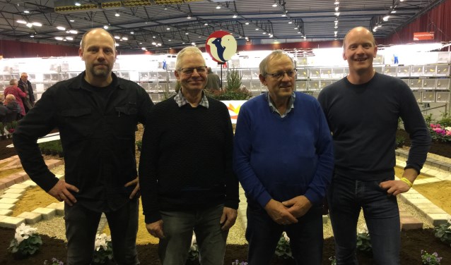 Vlnr: Walter Hoenderboom, Cor Bennink, Frans Harbers en Bas Reukers. Martijn Staverman ontbreekt op de foto. Foto: PR