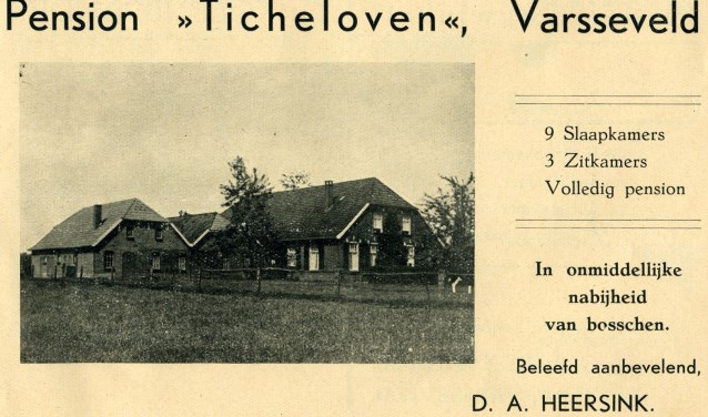 Pension Ticheloven in de Binnenheurne. Foto: Collectie Gerard Bruil