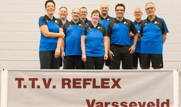 Nieuw tenue gepresenteerd voor teams T.T.V. Reflex. Foto: George Wieggers