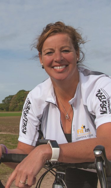 Evelien Schutten kijkt uit naar de spinningsmarathon. Foto: PR
