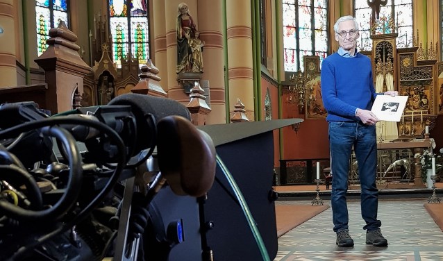 De heer J. Nix voor de cameralens. Foto: Alice Rouwhorst