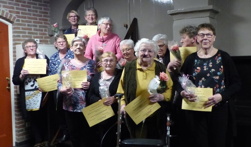 Een deel van de jubilerende vrouwen. Foto: PR