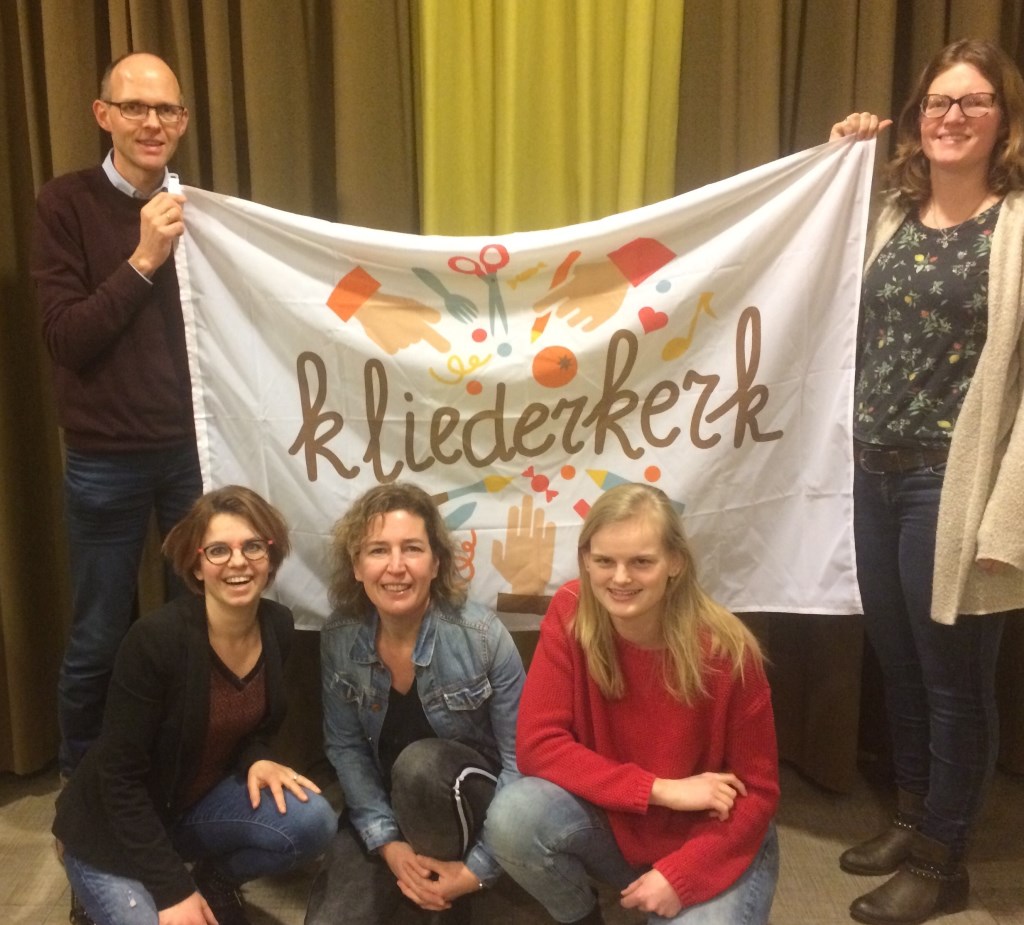 Het voorbereidend team met links Freerk Hovinga en onder hem Petra Schaap. Foto: Leander Grooten