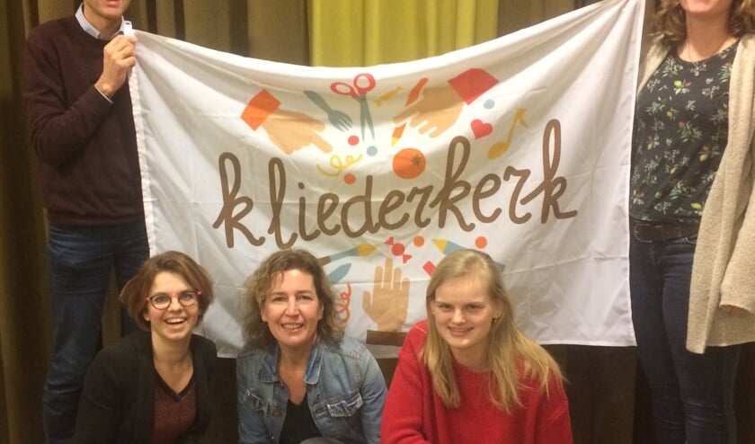 Het voorbereidend team met links Freerk Hovinga en onder hem Petra Schaap. Foto: Leander Grooten