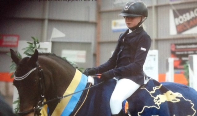 Mayke Leusink met Magic. Foto: PR