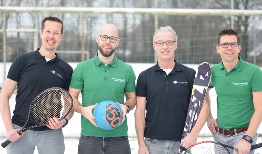 De vier initiatiefnemers, v.l.n.r.: Ferdy Groot Nibbelink, Lennart Hendriks, Wilco Idzerda en Remco van Rheen. Foto: PR