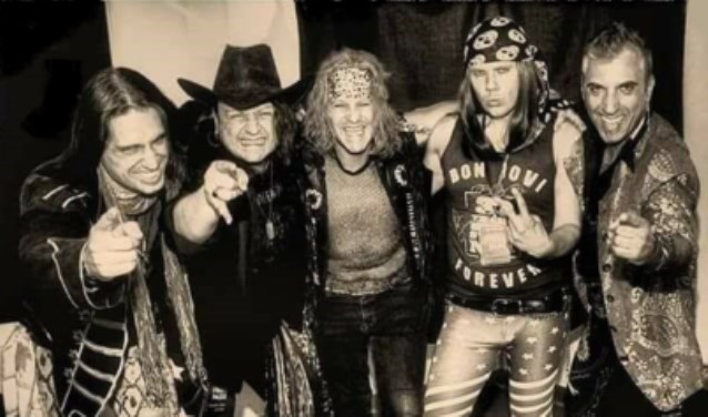 De Italiaanse Bon Jovi tributeband Bad Medicine op Sjoksfestival. Foto: PR