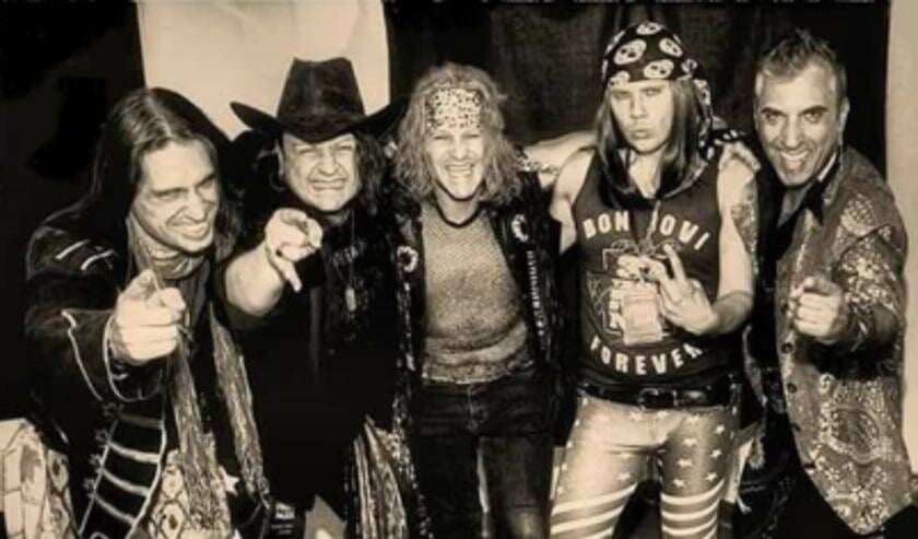 De Italiaanse Bon Jovi tributeband Bad Medicine op Sjoksfestival. Foto: PR