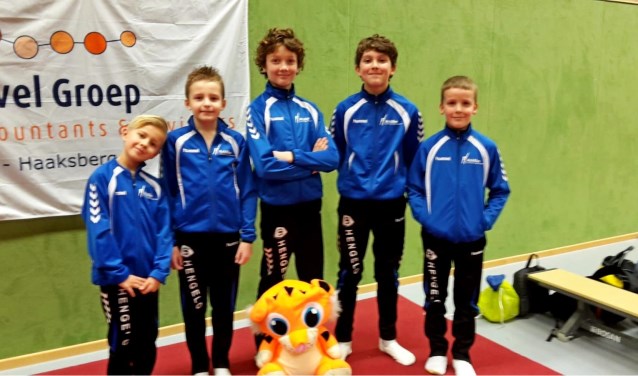 Turners van Achilles tevreden met hun presentaties in Aalten. Foto: PR