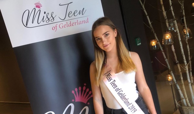 Annique Roes is finaliste Miss Teen of Gelderland 2019. Foto: Sefo Joost de Bruijn