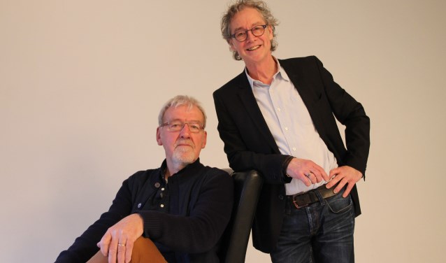 Regisseursduo Ben Donderwinkel (links) en Aad Witteveen willen van de Passion een totaalbeleving maken. Foto: Annekée Cuppers