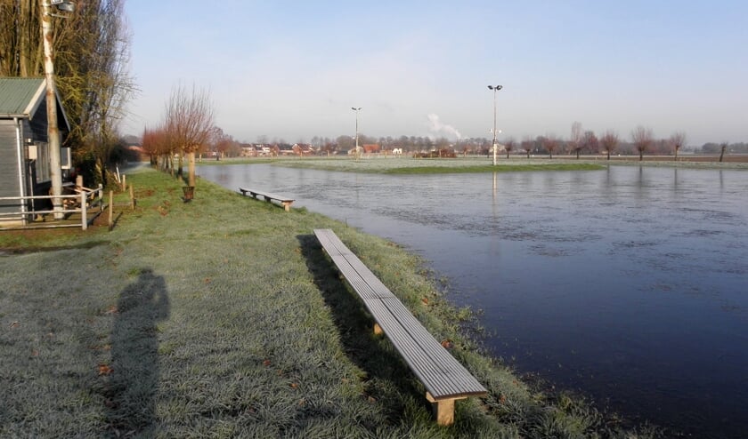 Zicht op ijsbaan en te knotten wilgen richting Steenderen. Foto: Lucas Kalkers