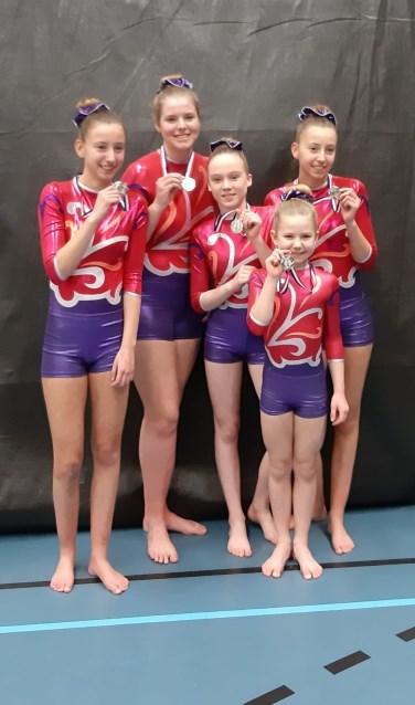 De succesvolle acrogymnasten. Foto: PR