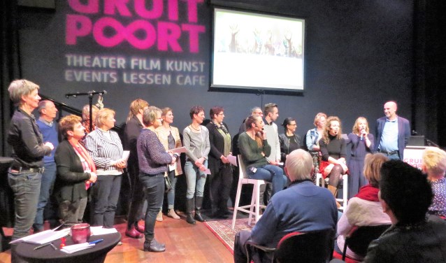 De afsluiting van het tweede Onderwijsgesprek in de Gruitpoort. Foto: Josée Gruwel