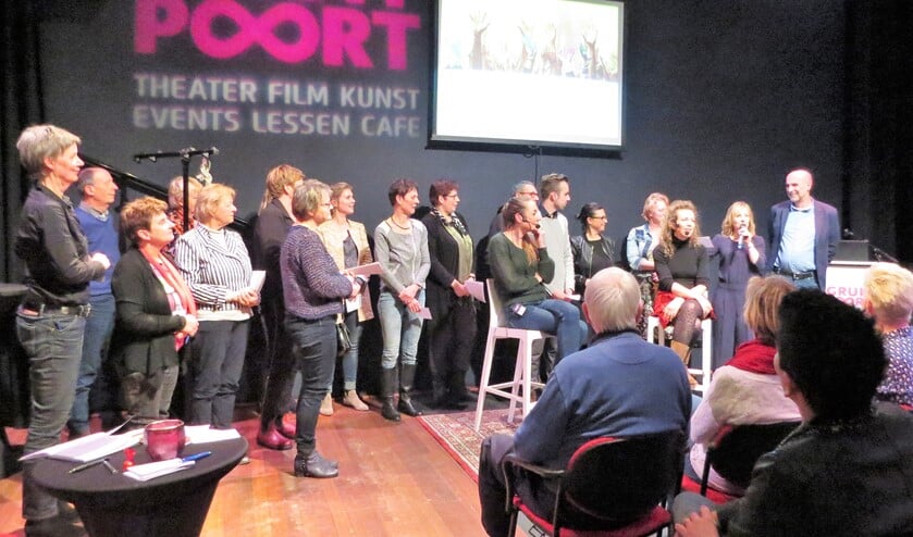 De afsluiting van het tweede Onderwijsgesprek in de Gruitpoort. Foto: Josée Gruwel