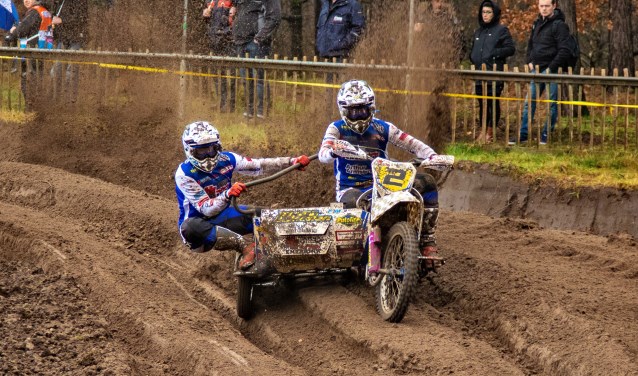 Koen Hermans (l) met Nicolas Musset. Foto: Freddie Driezes