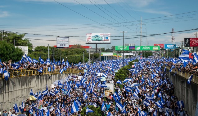 Demonstratie op Moederdag, 30 mei 2018, in Managua. Foto: Franklin Villavincencio/Confidencial