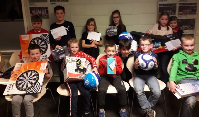 De winnaars van de hoofdprijzen. Foto: PR