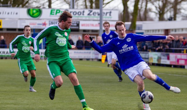 Beeld uit de wedstrijd Grol 1 - MASV 1. Foto: Marcel Houwer