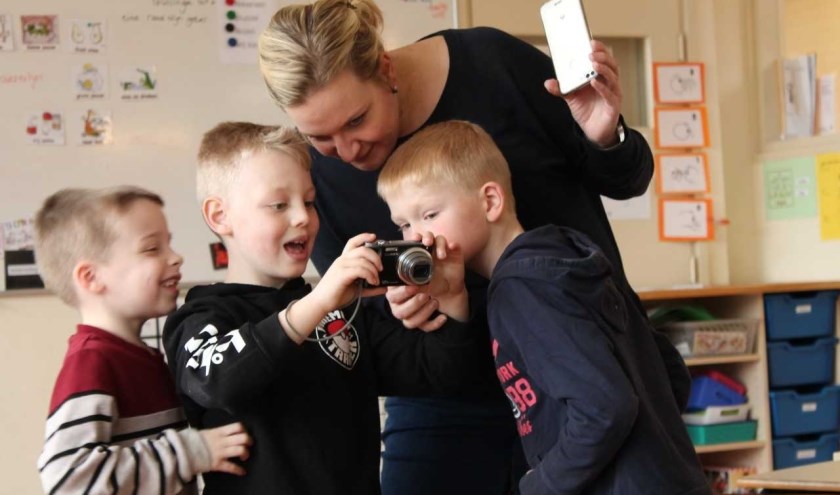 vol plezier en verbazing kijken naar het resultaat. Foto: Rita Rikhof
