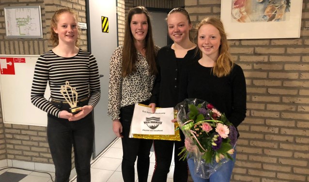 Het team dat eerste werd bij de sportverkiezing. Foto: PR.