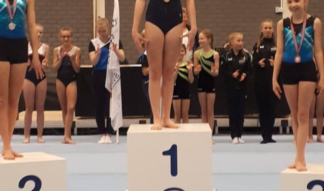 Goud voor Tessa. Foto: PR