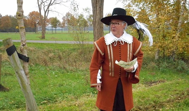 Hans Piek als Prins Maurits en stadsgids. Foto: PR