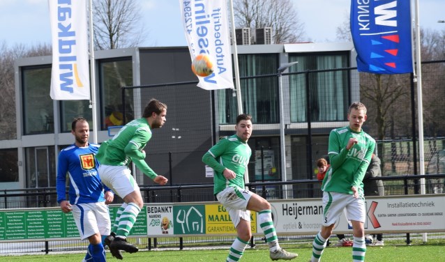 Een spelmoment uit de wedstrijd. Foto: PR