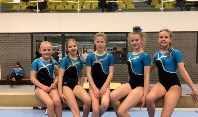 Lotte, Yara, Laura, Jasmijn en Linde. Foto: PR