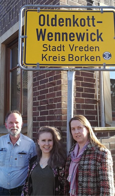 Beeld en Verhaal projectleden Bert Smeenk, Jahra Esser en Leonie Holweg (r). Foto: Rob Weeber