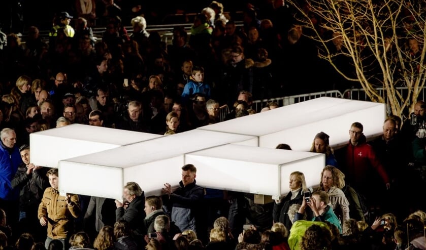 Mensen kunnen zich nog aanmelden voor het dragen van het kruis. Foto: PR