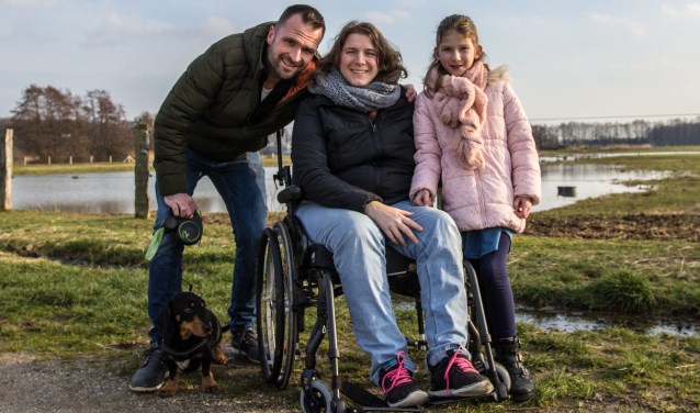 Peter en Elma Lamers met hun zesjarige dochtertje Elena. Foto: Daantje Vermeer Fotografie