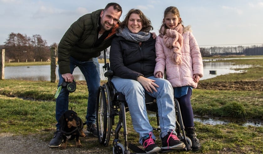 Peter en Elma Lamers met hun zesjarige dochtertje Elena. Foto: Daantje Vermeer Fotografie